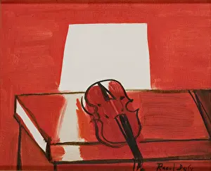 Dufy Prints: The Red Violin. Creator: Dufy