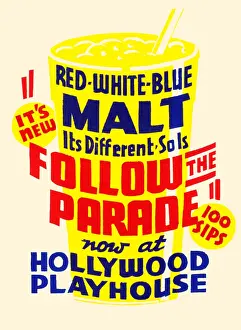 Theatre Prints: Red white blue malt - It's different