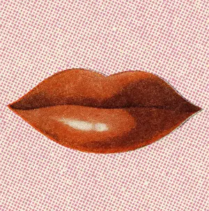 Red Womans Lips