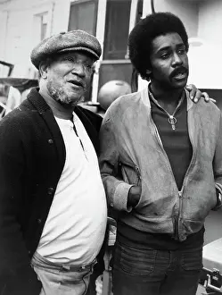Tv Series Prints: Redd Foxx and Demond Wilson on Sanford and Son