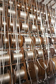 Images Dated 14th March 2012: Reels of thread, Wuppertal, North Rhine-Westphalia, Germany