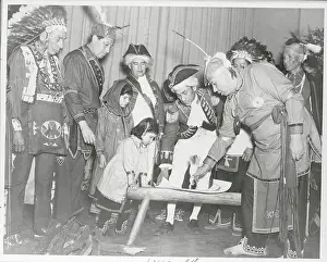 Reenactment of Treaty Signing