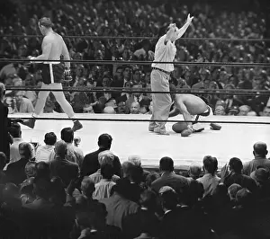 Referee Counting Out Floyd Patterson