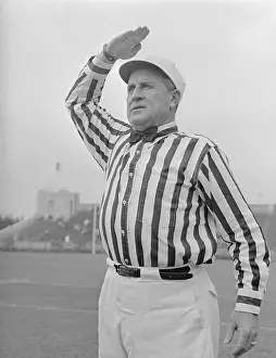 Weiss Prints: Referee Demonstrating a Football Signal