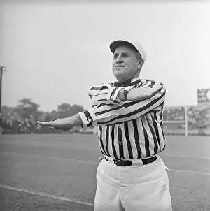 Weiss Prints: Referee Demonstrating a Football Signal
