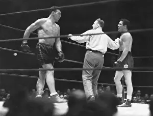 Queens Prints: Referee Ends Bout Between Primo Carnera and Max Baer