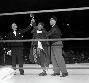 Referee Raises Henry Armstrong's Hand