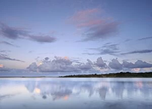 Images Dated 1st June 2010: Reflected clouds in shoreline estuary system, St Lucia, Kwazulu-Natal, South Africa
