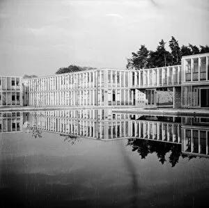 Picture Post, Premier British News Magazine Gallery: Reflected Hospital