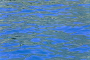 Turquoise Colored Collection: Reflections in sea water, full frame, elevated view