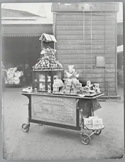 Indulgence Prints: Refreshment Cart Selling Candy