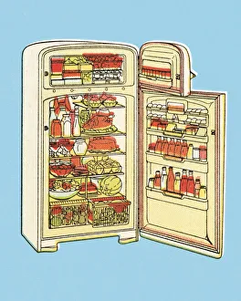 Images Dated 13th October 2003: Full refrigerator