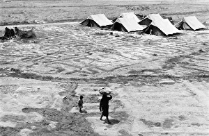 Tent Prints: Refugee Camp
