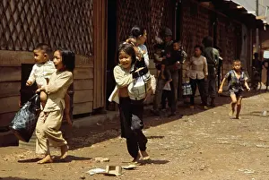 Refugees Fleeing Viet Cong 1968