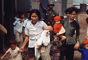 Refugees Fleeing Viet Cong