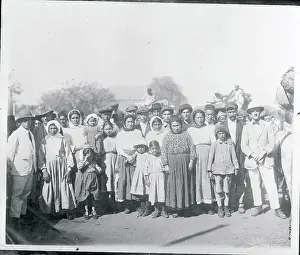 Mumbai Prints: Refugees Posing Together as Group