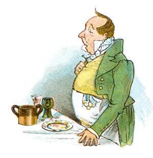 Images Dated 28th January 2013: Regency period man making a speech