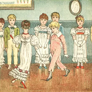 Images Dated 9th December 2016: Regency style children dancing