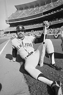 Reggie Jackson Watching His Team