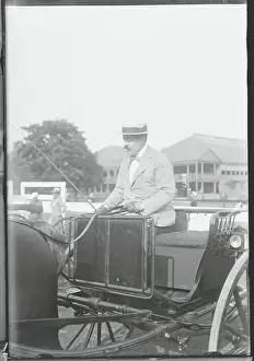 Newport Prints: Reggie Vanderbilt Driving a Carriage