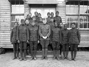 Regiment Prints: Regiment In Pose With War Cross Medals
