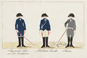 Mercenaries Prints: Regiments der Cavallerie; Artillerie Knecht; Provos