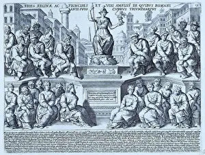 Ethnic Groups Prints: Regis Reginae ac Principes et viri
