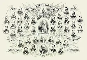 Republican Prints: Regular Republican nominees, 1881