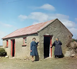 Relatives of JFK Outside House in Ireland