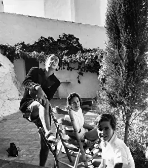 P Dali Salvador Prints: Relaxing With Dali