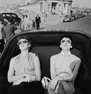 Sunbathing Prints: Relaxing In Ostend