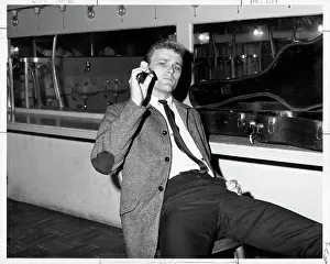 Relaxing With A Stogie Backstage