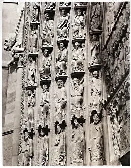 Relief Prints: Relief Figures on Riverside Church