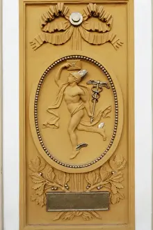 Crafts Prints: Relief on the outer wall, Alte Post old post office