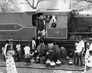 Drought Prints: Relief Train