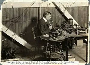 Religious Services Broadcasted Over Radio