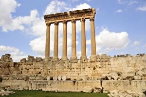 Images Dated 19th March 2010: The six remaining columns of the Temple of Jupiter, UNESCO World Heritage Site, Baalbek