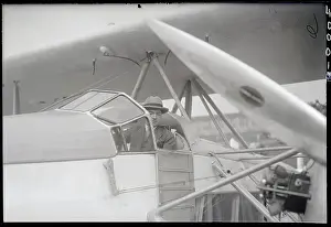 Rene Fonck in New Sikorsky Plane
