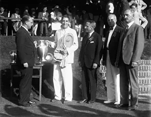 Presentation Prints: Rene Lacoste Receiving U.S. Open Cup