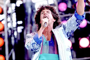 Iconic Concert Prints: Celebrate the Unforgettable Music Event That United the World: REO Speedwagon On Stage