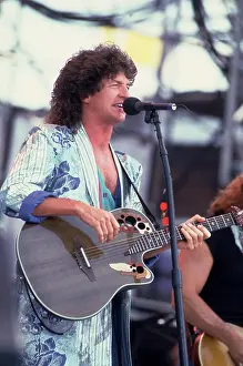 Iconic Concert Prints: Celebrate the Unforgettable Music Event That United the World: REO Speedwagon On Stage