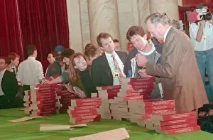 Reporters Looking at Congressional Reports