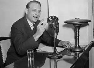 Democrat Prints: Representative Martin Dies Speaking on the Radio