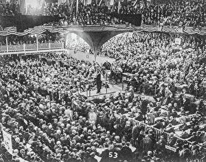 Republican Convention Audience Surrounding Chairman Will Hayes
