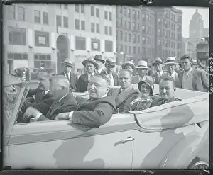 Anton J Prints: Republican Leaders Riding in Parade