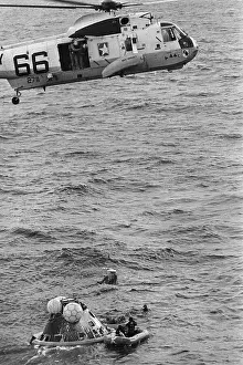 Rescue Prints: Rescue Helicopter Lifts Astronaut