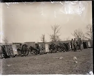 Artillery Prints: Reserve Battery of Serbian Howitzers