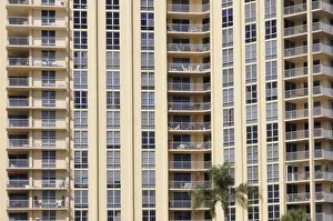 Residential apartment block in Sarasota, Florida, USA