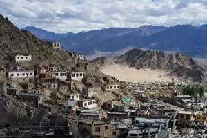 Images Dated 19th August 2016: Residential area in Leh, Ladakh, India