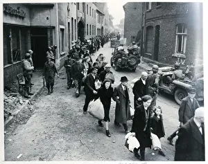 Alliance Prints: Residents Evacuate German Town